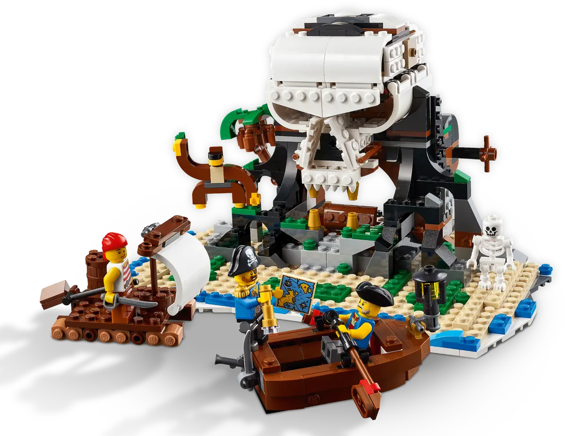 LEGO 31109 Creator 3in1 Pirate Ship Toy with Inn & Skull Island