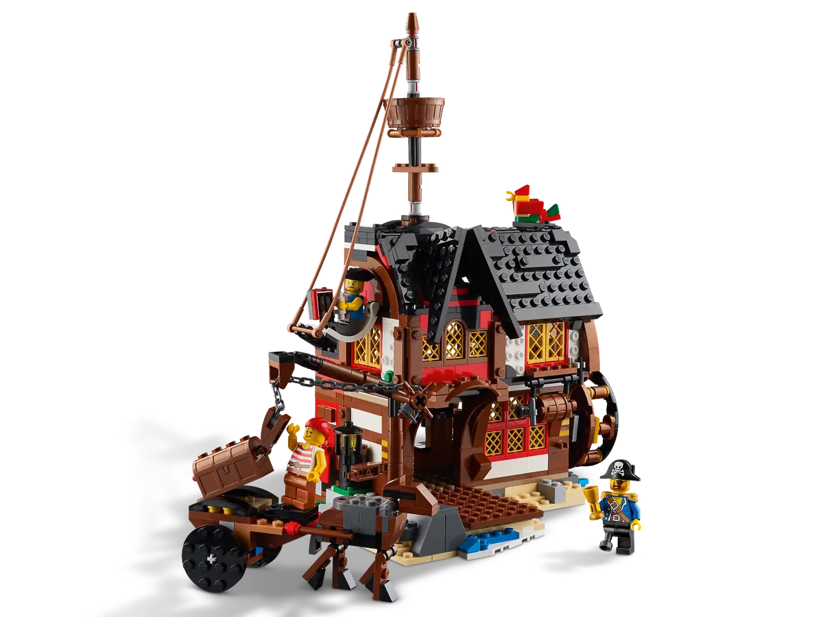 LEGO 31109 Creator 3in1 Pirate Ship Toy with Inn & Skull Island