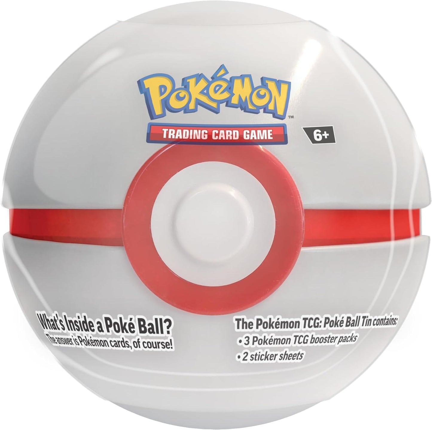 Pokémon TCG: Poké Ball Tin 3 Booster Packs (1 random colour supplied)