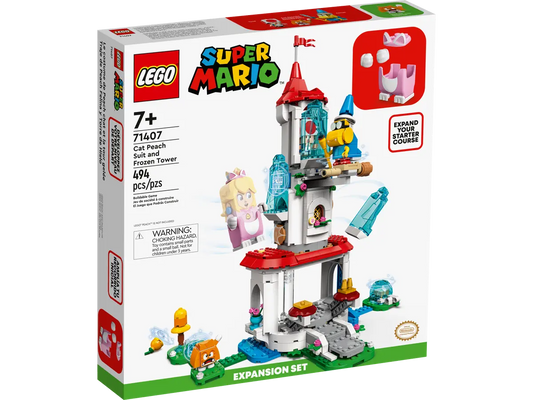 LEGO 71407 Super Mario Cat Peach Suit and Frozen Tower