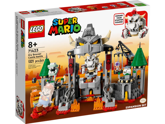 Lego Mario Dry Bowser Castle Battle Expansion Set 71423