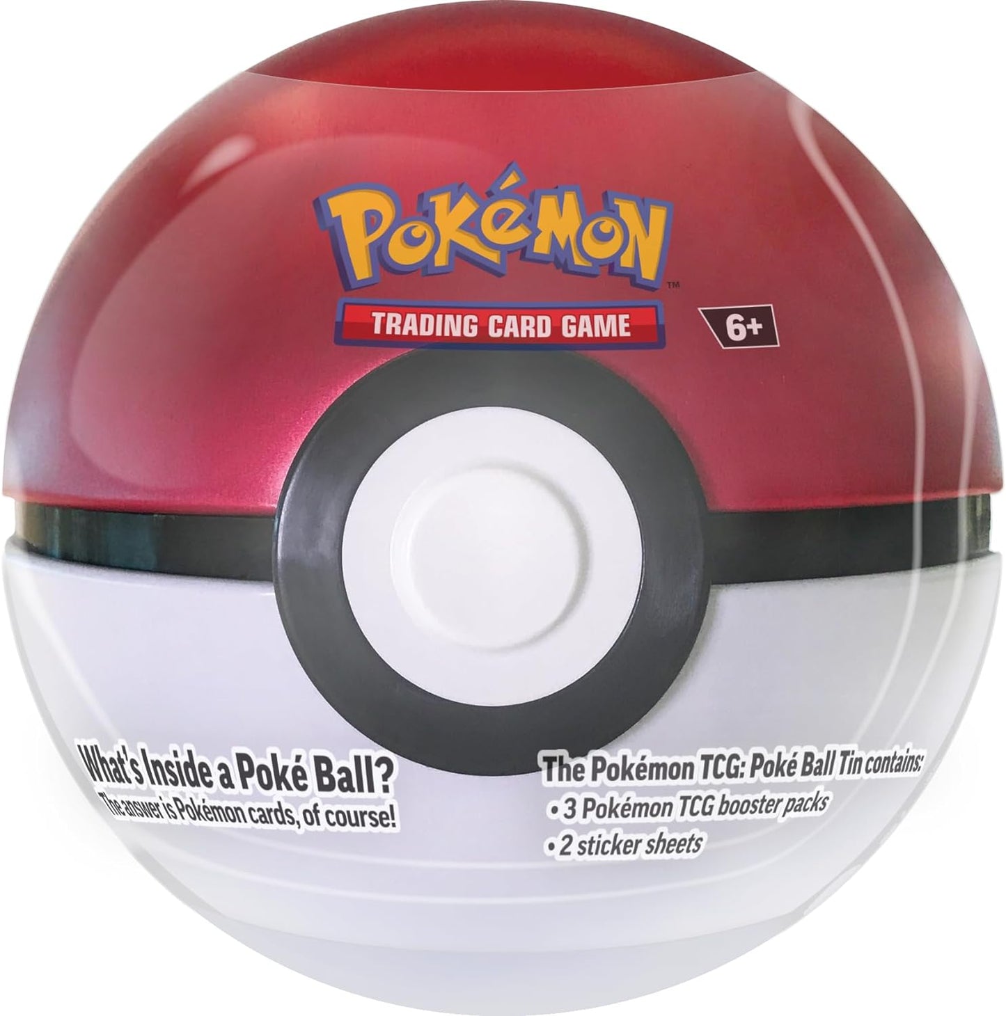 Pokémon TCG: Poké Ball Tin 3 Booster Packs (1 random colour supplied)