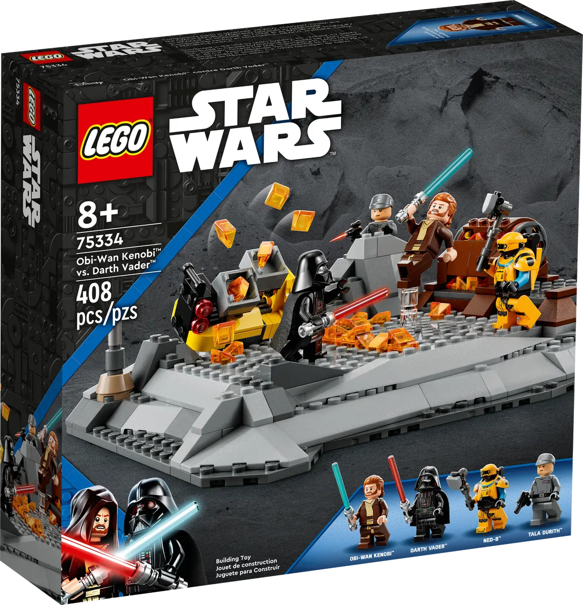 LEGO 75334 Star Wars Obi-Wan Kenobi vs. Darth Vader Set