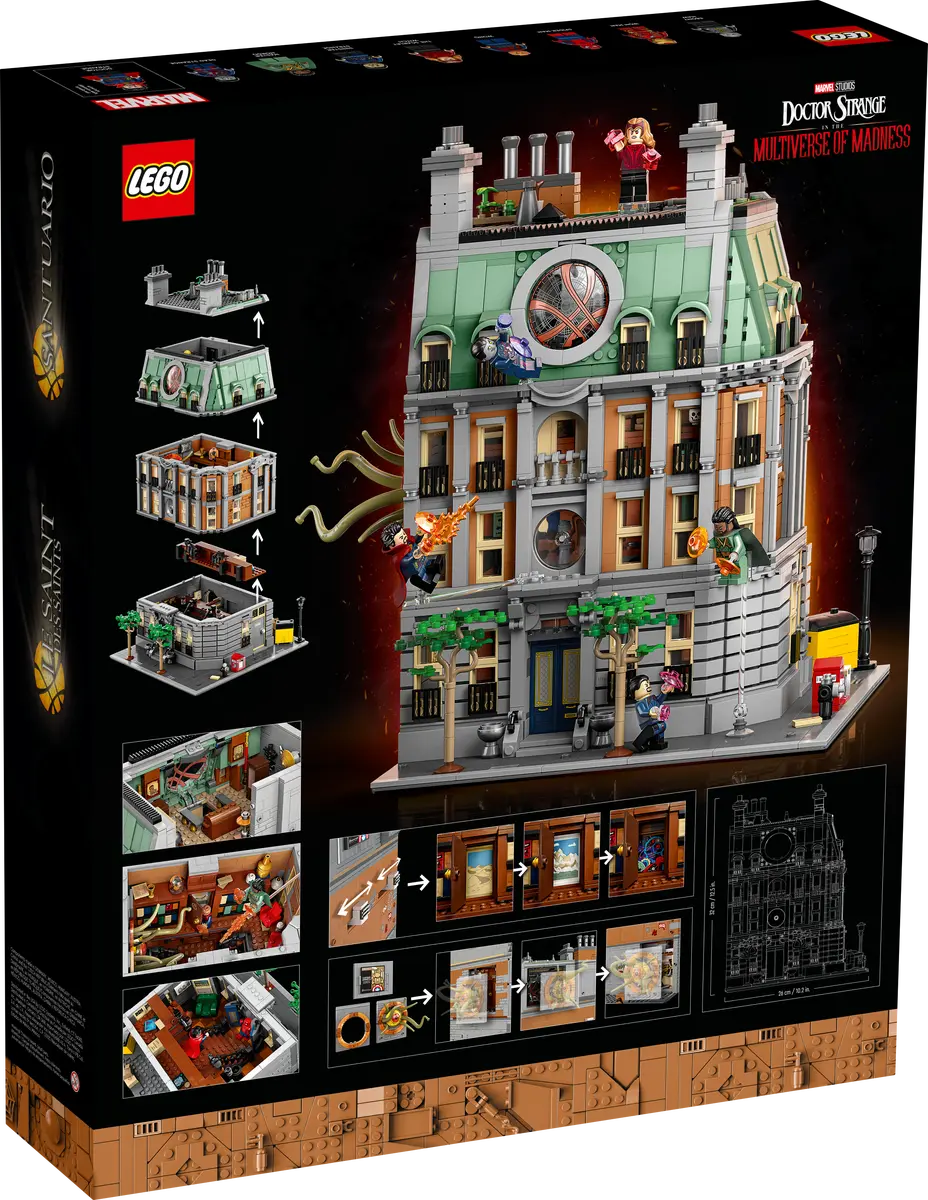 LEGO Marvel Sanctum Sanctorum, 3-Floor Modular Building Set 76218