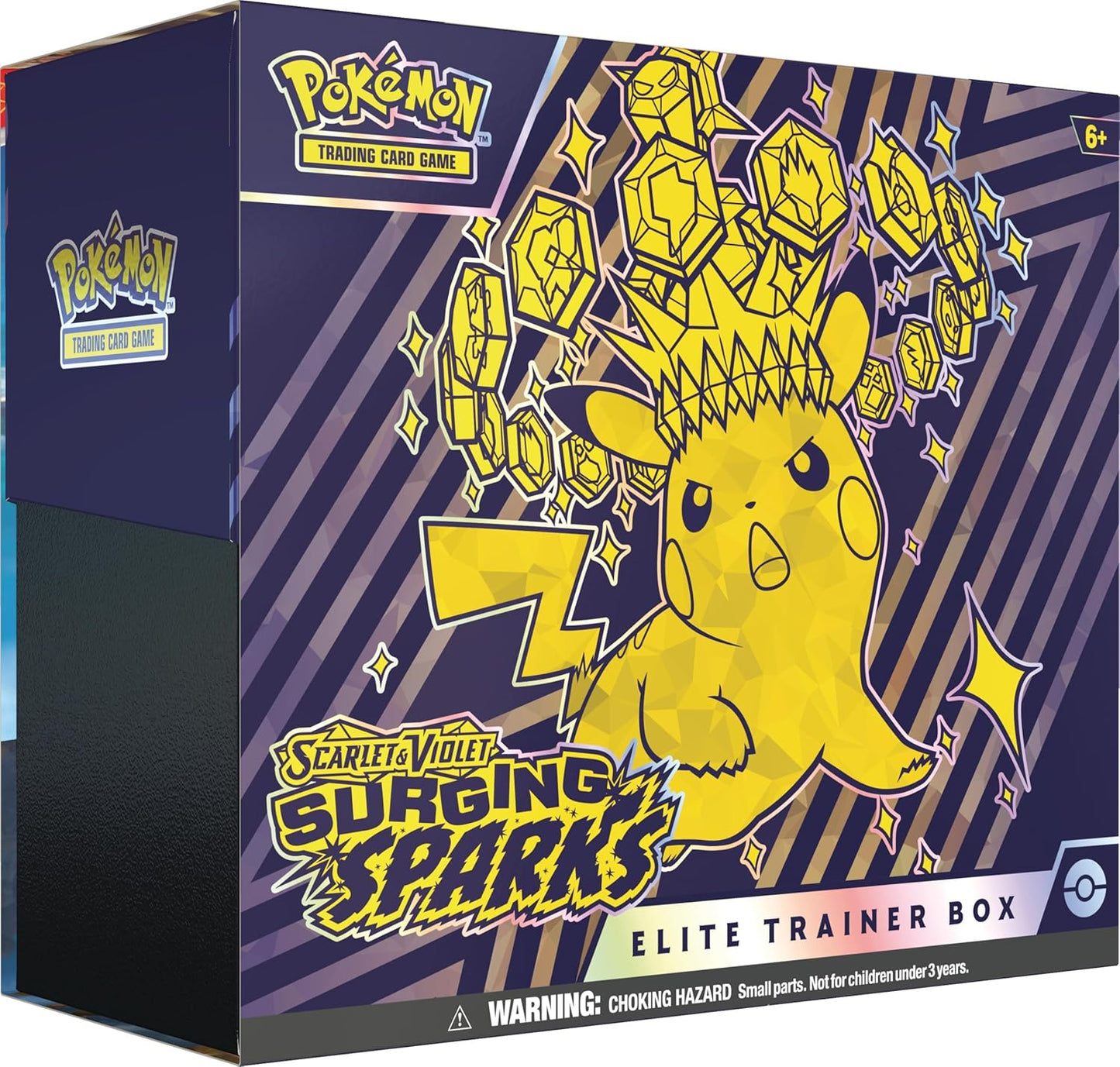 Pokémon TCG: Scarlet & Violet—Surging Sparks Elite Trainer Box (1 Full-Art Promo Card, 9 Boosters & Premium Accessories)