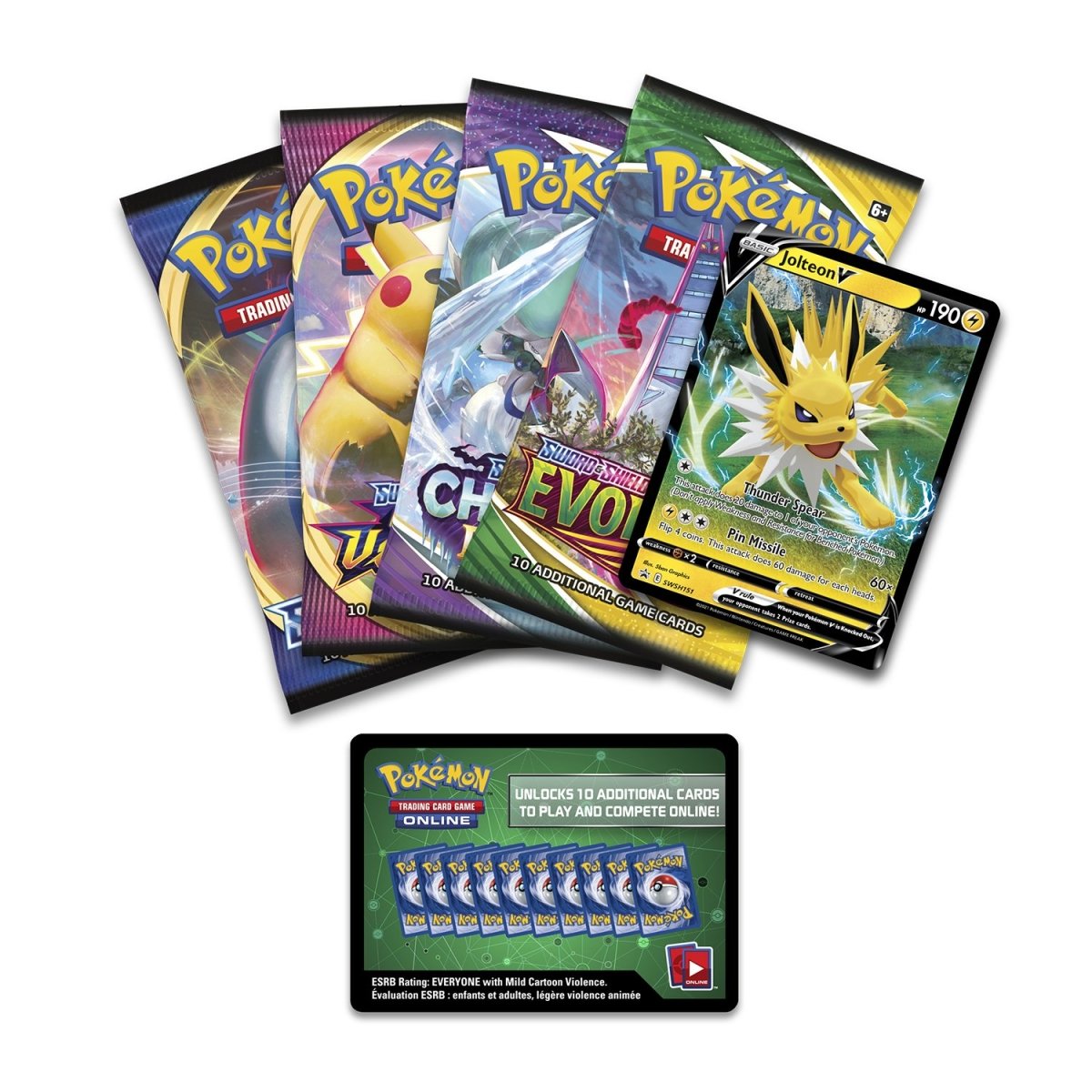 Pokémon TCG: Eevee Evolutions Tin (Jolteon V)