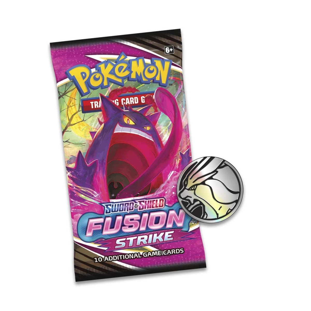 Pokémon TCG: Sword & Shield-Fusion Strike 3 Booster Packs, Coin & Eevee Promo Card