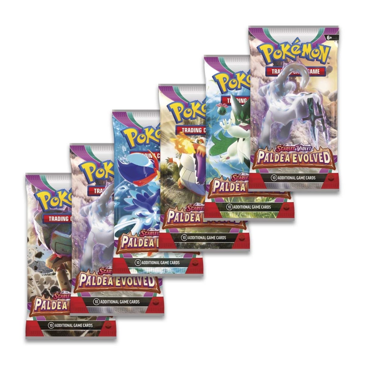 Pokémon TCG: Scarlet & Violet-Paldea Evolved Booster Bundle (6 Packs)